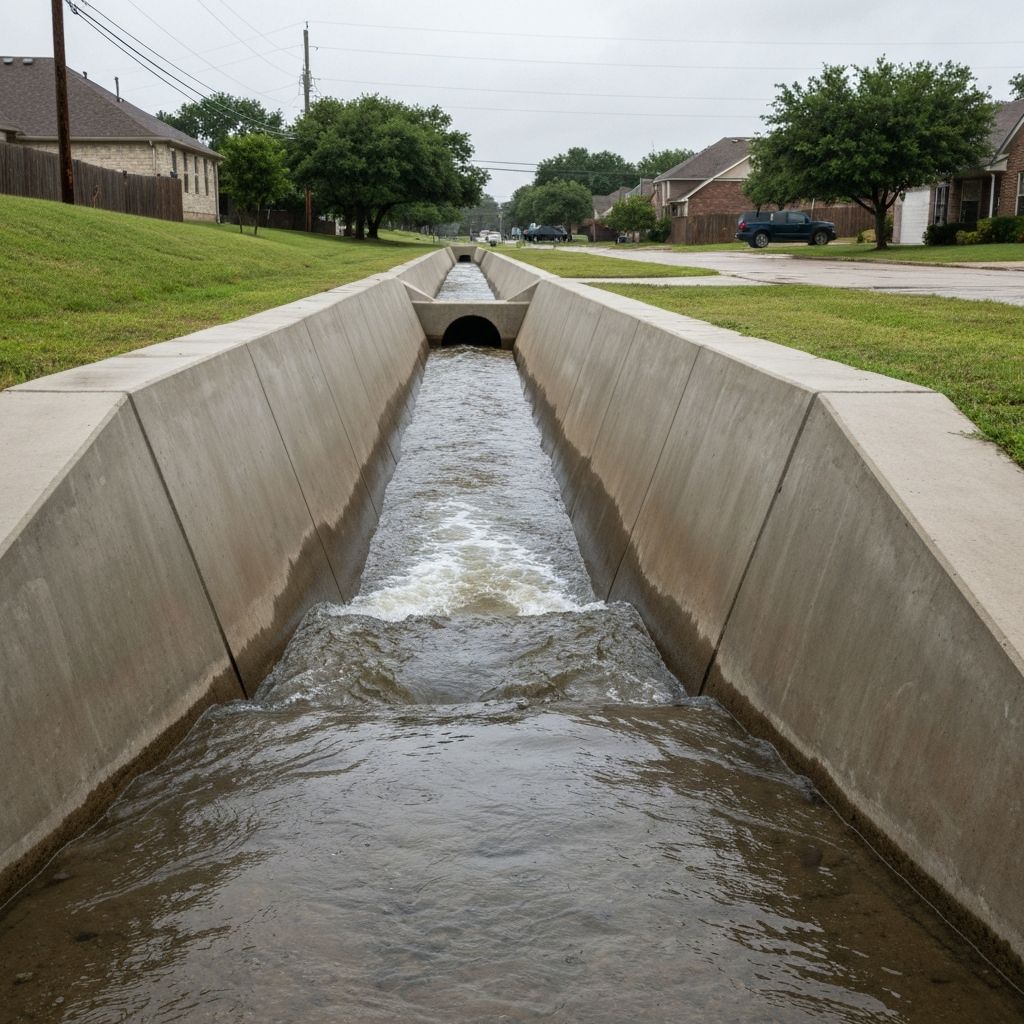 Stormwater drainage channel